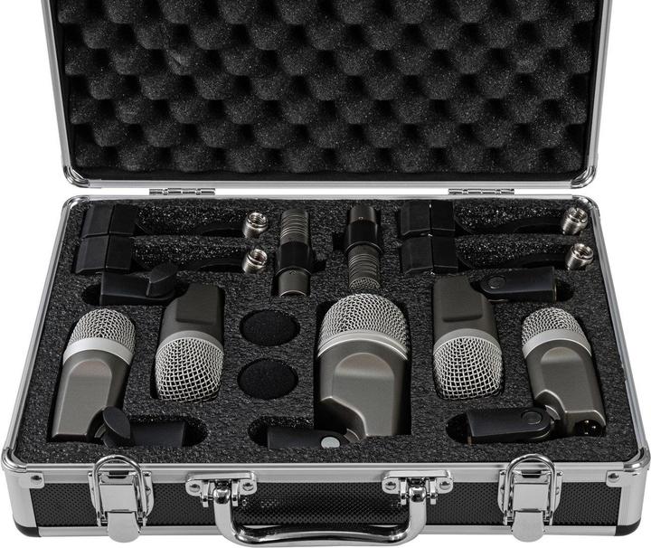 Produktbild Omnitronic MIC 77-7LMH MK2 Schlagzeug-Mikrofonset