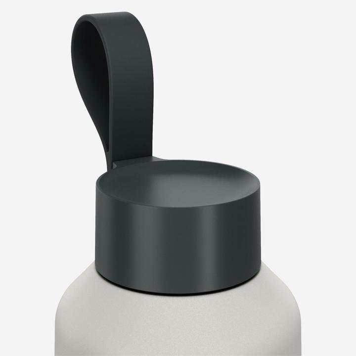 Produktbild Quechua Trinkflasche 1 l Edelstahl Schraubverschluss Wandern - 100 Karte/rot (1 l)