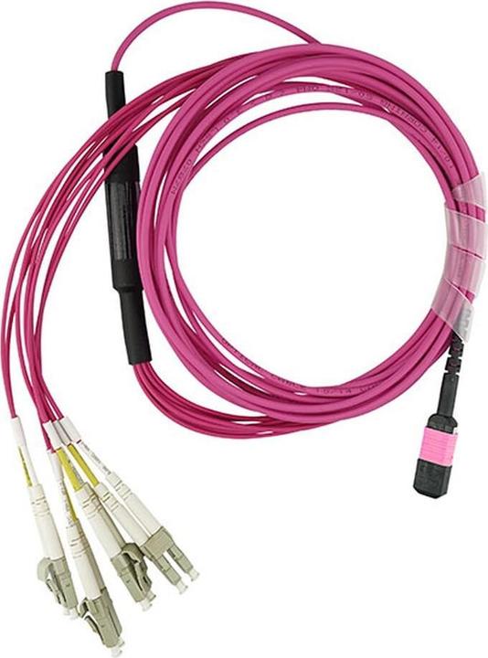 Produktbild CBO LWL MPO/4xLC Breakout Kabel OM4 10 Meter