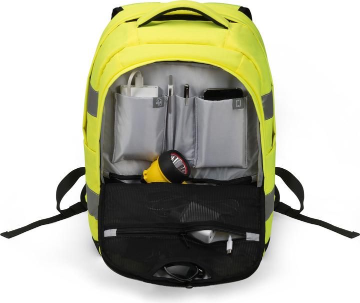 Produktbild Dicota Rucksack Hi-Vis 25 Liter - gelb (25 l)