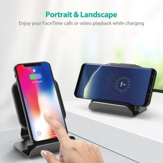 Produktbild Nenurodyta RAVPower Wireless charger with holder (RP-PC070), Black, 10W (10 W)
