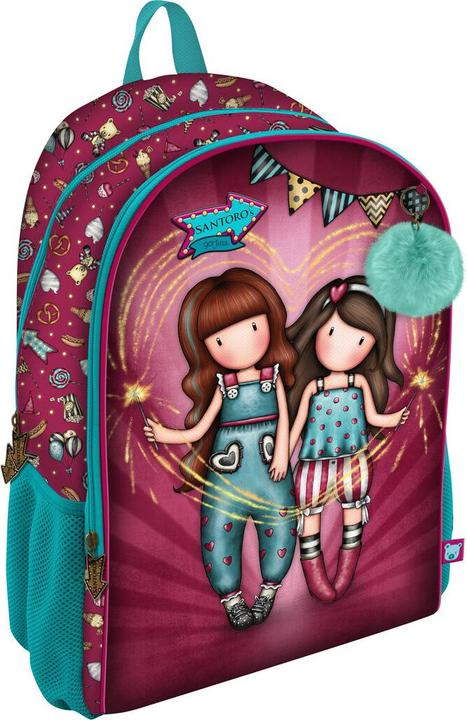 Produktbild Gorjuss Schulrucksack Fireworks Granatrot (31.5 x 40 x 22.5 cm)