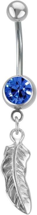 Actual product image Bijouteria Bellypiercing (Stainless steel, Brass, Crystal)