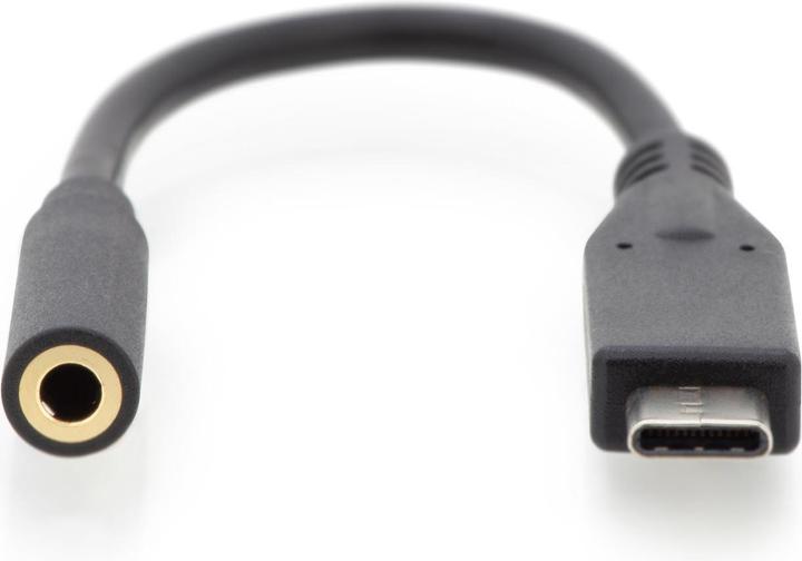 Actual product image Digitus USB C – 3.5 mm Buchse Audio Adapter (0.20 m, USB)