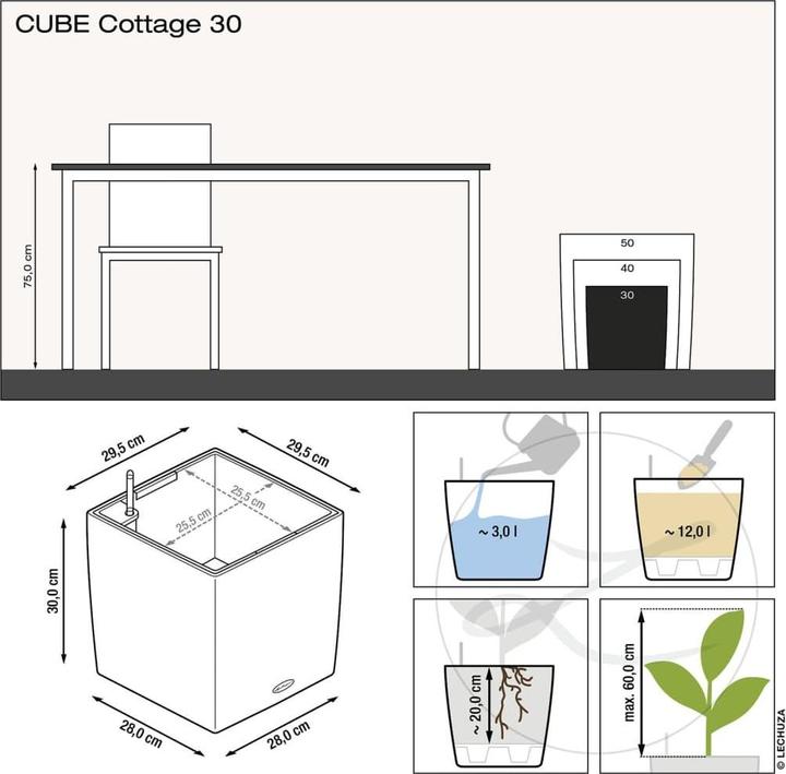 Image du produit Lechuza Cube Cottage (29.50 cm)