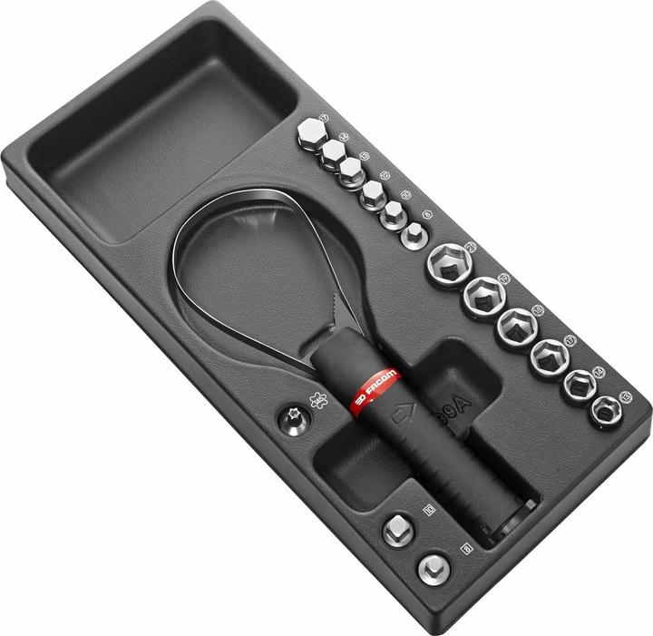 Image du produit Facom Module plastique - Outils pour changer l'huile, les filtres | 16 pcs.