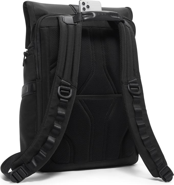 Actual product image Tumi Logistics Flap Lid Backpack Black