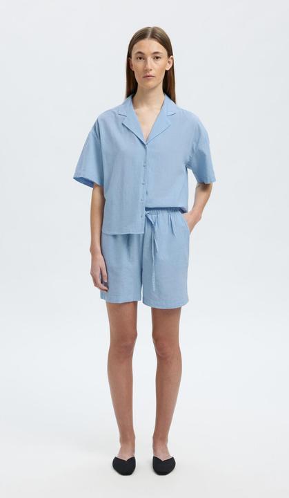 Image du produit Selected Homme Leinenmix Kurzarmhemd (38)