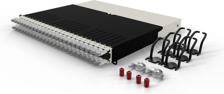 Immagine prodotto PATCHBOX uno / 8RU / Cat 6A, STP, 0,8 m, bianco