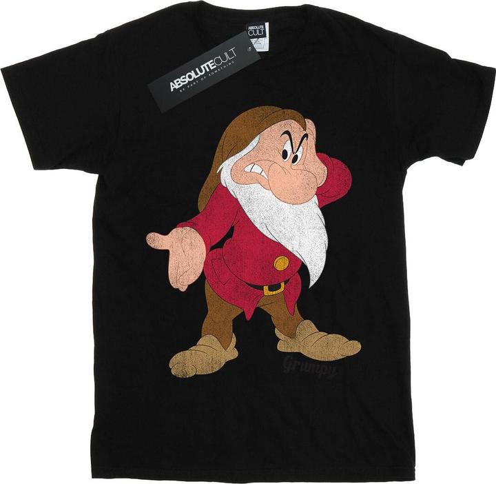 Immagine prodotto Disney Snow White And The Seven Dwarves Classic Grumpy Maglietta Ragazze (128)