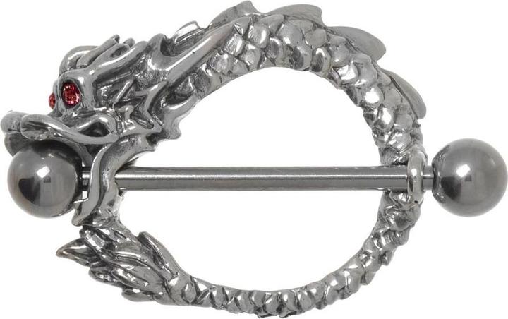 Produktbild Bijouteria Brustpiercing (Kristall, Silber 925, Chirurgenstahl 316L)