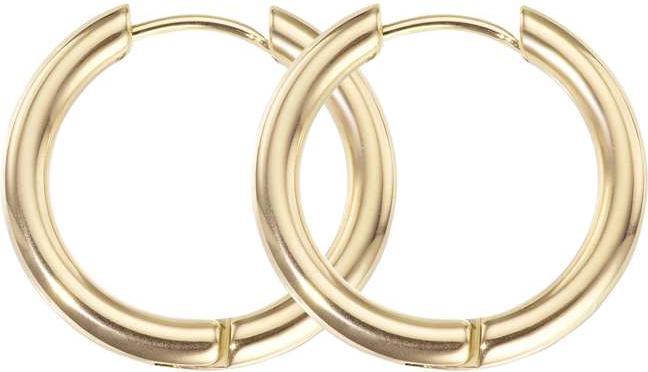 Produktbild Bijouteria Creolen (PVD Beschichtung (goldfarbig), Chirurgenstahl 316L)