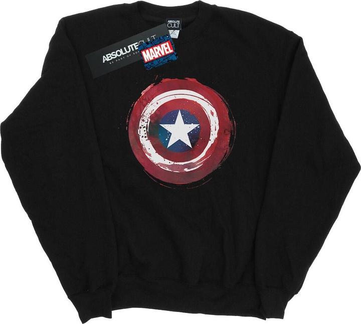 Immagine prodotto Captain America Splatter Shield Felpa Uomo (XL)