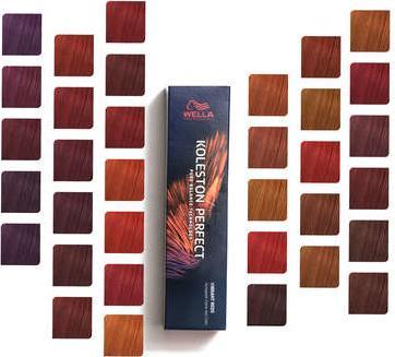 Actual product image Wella Koleston Perfect Me+ (7/43 medium blonde red-gold)