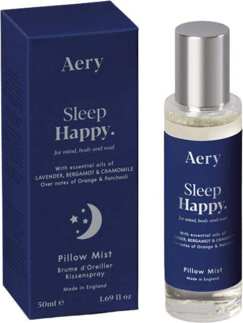Immagine prodotto Aery Nebbia per cuscini Sleep Happy Lavanda e Bergamotto (Eau de toilette, 50 ml)