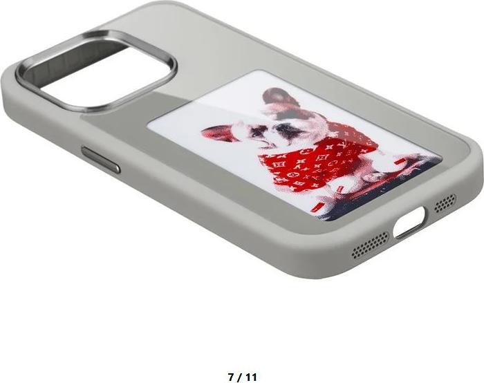 Produktbild PhoneLook Hülle E-Ink Display DIY mit NFC-Technologie für persönlicher Foto-Hintergrund (Apple iPhone 15 Pro Max)