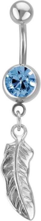 Bijouteria Bauchpiercing (Messing, Chirurgenstahl, Kristall)