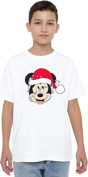 Immagine prodotto Disney Maglietta Topolino Impacco di Luci di Natale Bambini (128)