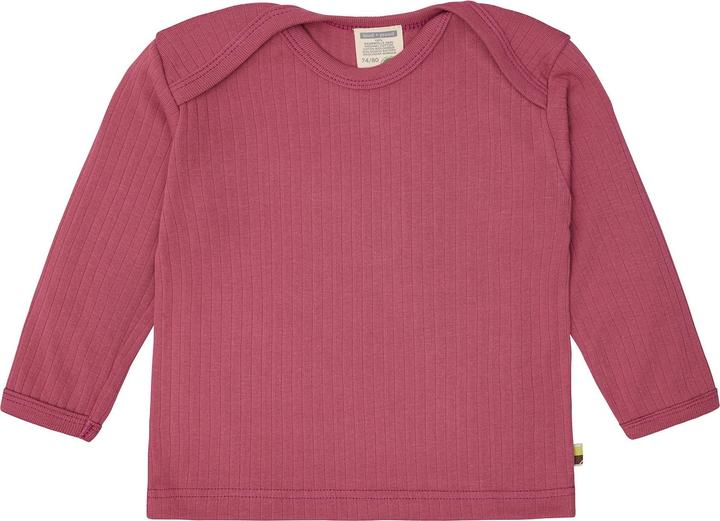 loud + proud Shirt long sleeve plain with rib