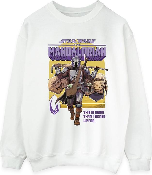 Image du produit Star Wars - Sweat THE MANDALORIAN MORE THAN SIGNED UP FOR - Homme (L)