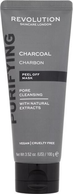 Revolution Skincare Pore Cleansing Charcoal Peel Off Mask - Cleaning peeling mask - 100.0g (100 ml)