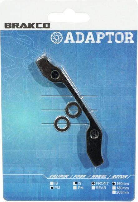 Actual product image Brakco Adapter for disc brake on international frame fork with disc