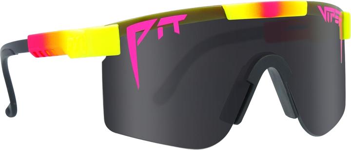 Actual product image Pit Viper The Originals The Italo Polarised (yellow-pink, Polarized Smoke)