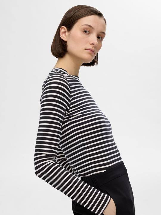 Produktbild Selected Femme Gestreiftes Oberteil mit langen Ärmeln (L)