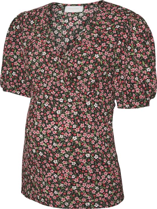 Mamalicious Normal geschnitten V-Ausschnitt Top Bluse (XL)