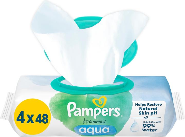 Pampers Harmonie Aqua (192 pièce(s))