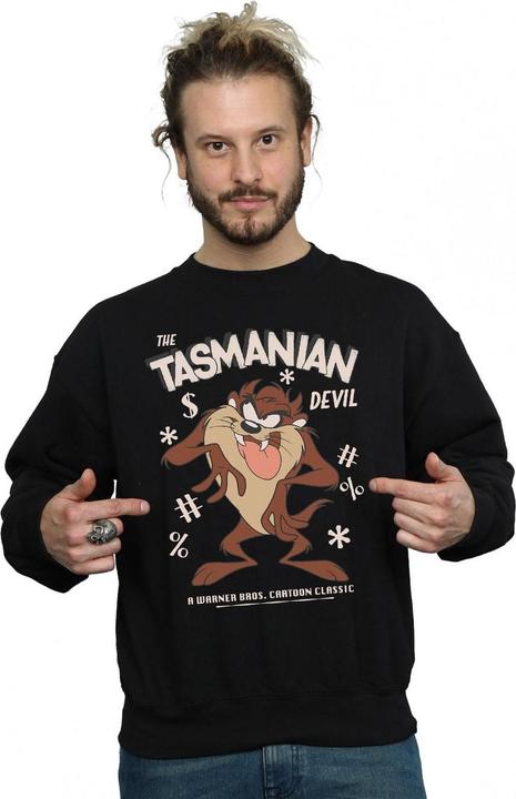 Immagine prodotto Looney Tunes Felpa Diavolo della Tasmania Vintage Uomo (3XL)