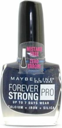 Maybelline New York Gemey Maybelline Forever Strong Pro 650 Midnight Blue Nail Polish 10ml