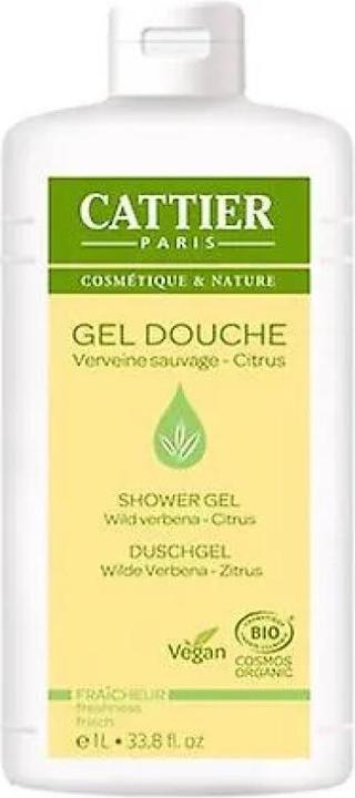 Cattier Körperreinigung Shower Gel Wilde Verbena-Zitrus 1000 ml (1000 ml)