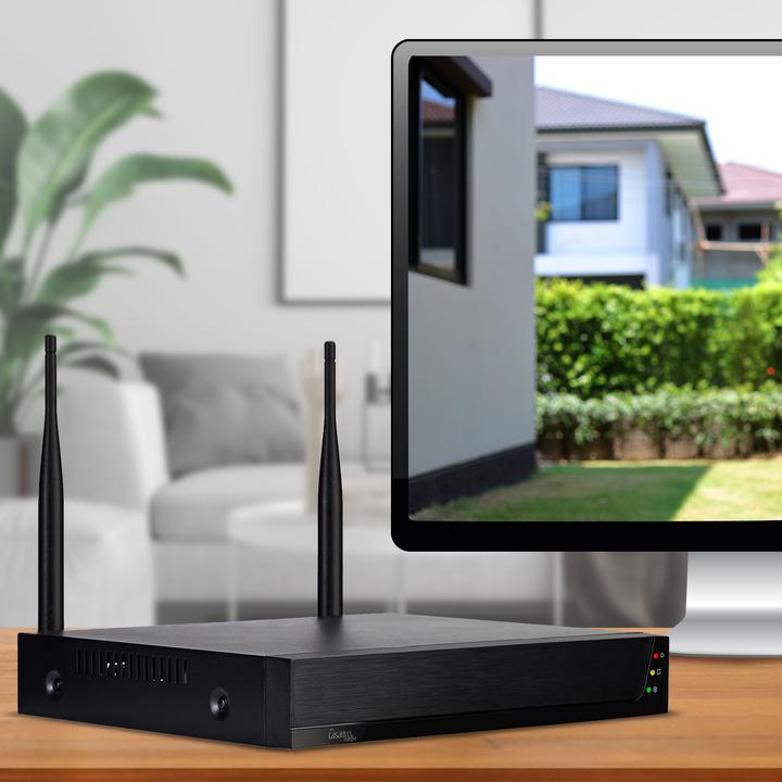 Produktbild Casativo Funk-Überwachungssystem, 8 QHD-Kameras & HDD-Rekorder, App-Fernzugriff