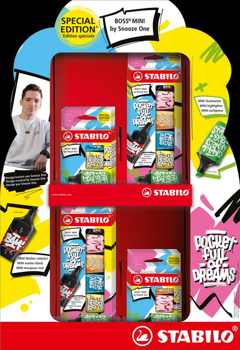 Immagine prodotto STABILO Boss Mini Snooze 72erdisp (Multicolore, 5 mm, 72 x)