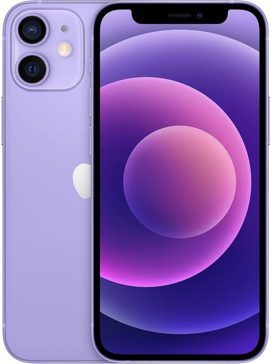 Produktbild Re!commerce iPhone 12 Mini (64 GB, Violett, 5.40", 12 Mpx, SIM + eSIM, B / Sehr gut)