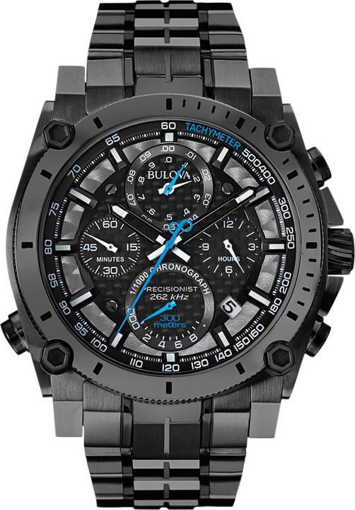 Actual product image Bulova 98B229 Precisionist Chronograph 46mm 30ATM (46 mm)