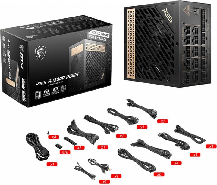 Actual product image MSI MEG Ai1300P PCIE5 (1300 W)