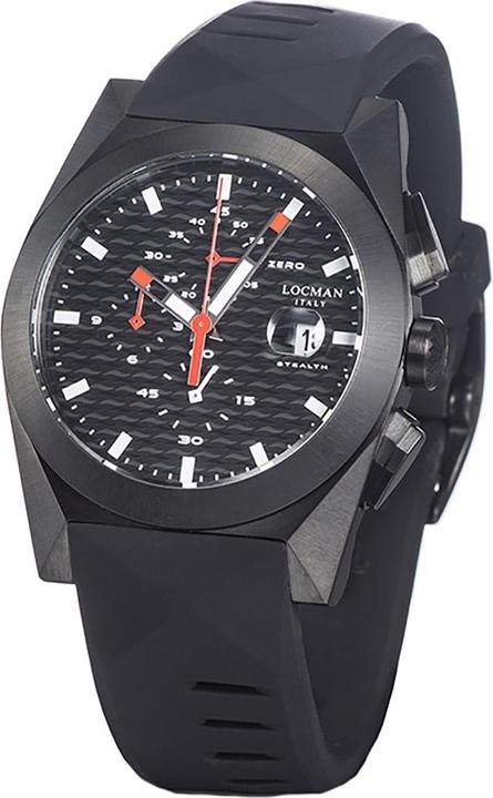 Immagine prodotto Locman Orologio da uomo Stealth Chrono Nero PVD Ref. 0812 (Cronografo, 41 mm)
