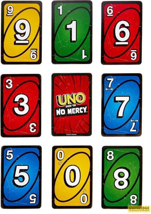 Actual product image Mattel Games UNO No Mercy (English)