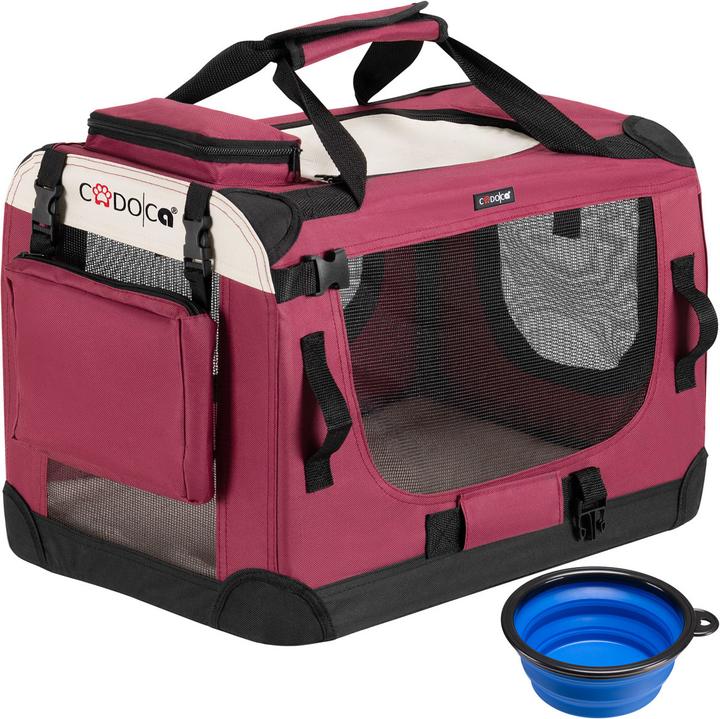 Immagine prodotto Cadoca Trasportino per Animali S/M/L/XL/XXL (Cane, Chiudibile a chiave, Traspirante)