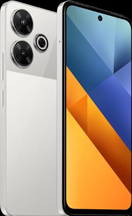 Produktbild Xiaomi Poco M6 EU (128 GB, Silver, 6.79", Dual SIM, 108 Mpx, 4G)