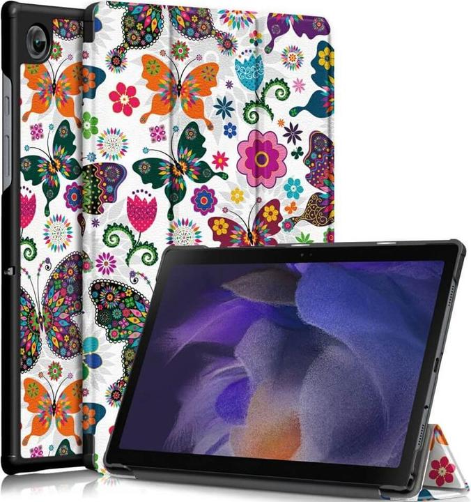 Cover-Discount Galaxy Tab A7 Lite - Tri-fold Smart Case Butterflies (Galaxy Tab A7 Lite)