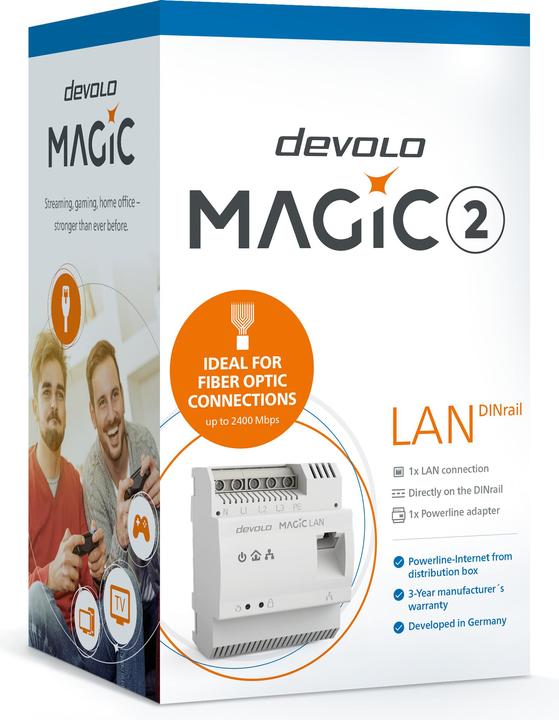 Immagine prodotto Devolo Magic 2 LAN DINrail (2400 Mbit/s)