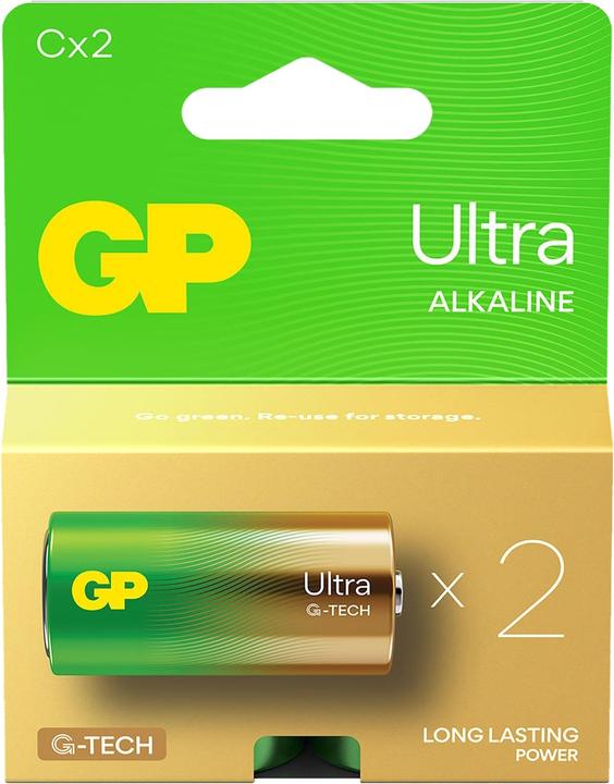 Image du produit GP Batteries Pile Ultra Alkaline C Baby 1,5V 2er Blister (2 pcs, C)