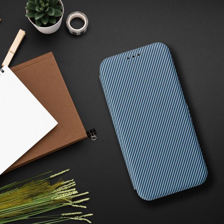 Actual product image OEM Back panel cover FOLIO Side Magnet book case for XIAOMI REDMI 14c blue (Xiaomi Redmi 14C)