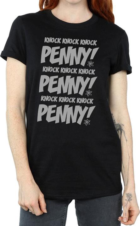 Actual product image Dam Womens/Ladies Knock Knock Penny Cotton Boyfriend T-Shirt (XL)