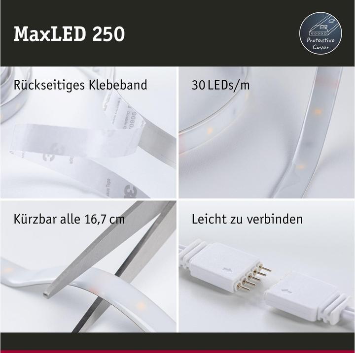 Image du produit Paulmann MaxLED 250 Stripe Set (RGBW, 150 cm, Intérieur)