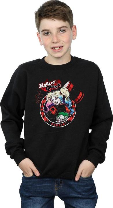 Immagine prodotto Harley Quinn Joker Patch Felpa Ragazzi (128)