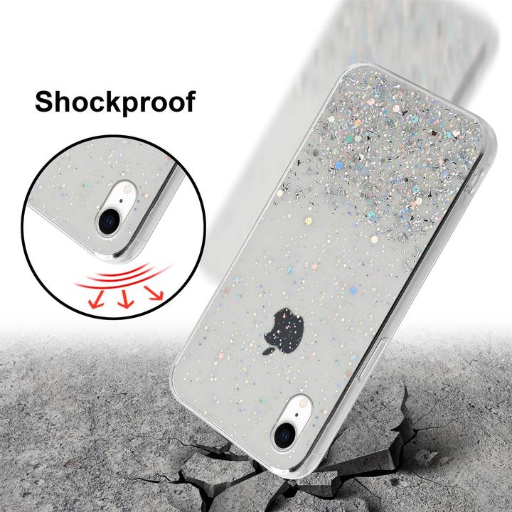Image du produit Cadorabo Couverture TPU paillettes scintillantes (Apple iPhone XR)